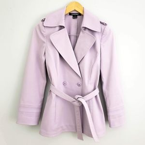 Ellen Tracy Mid-Length Trench Coat with Belt